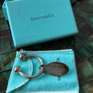 Tiffany Sterling Silver Key Ring